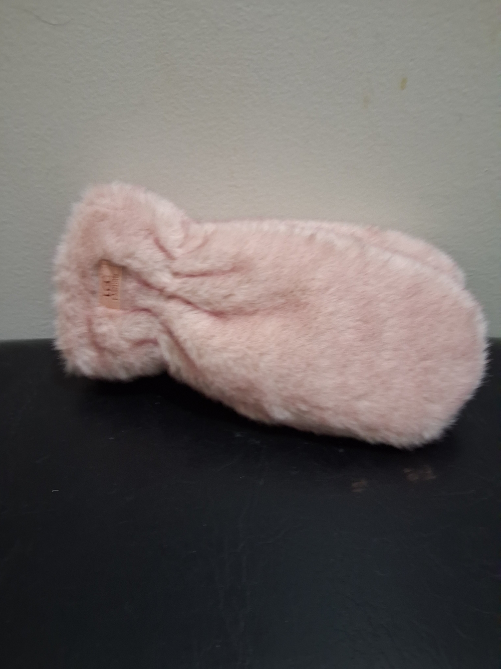 Plush Faux-Fur Mittens